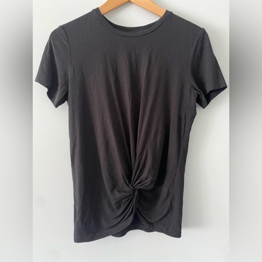 The Group Babaton Foundation Knot Short Sleeve Top